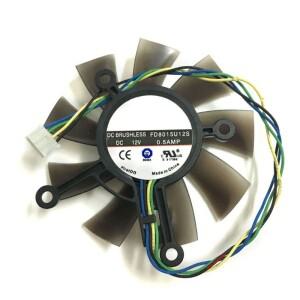 75MM FD8015U12S DC12V 0.5AMP 4PIN 쿨러 팬, GTX 560 GTX550Ti HD7850 그래픽 비디오 카드 냉각 팬용