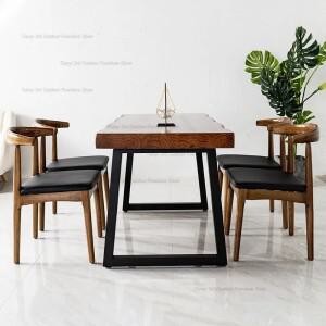 나무 북유럽 식탁 주방 사무실 식당 거실 미니멀리스트 디자인 홈 가구 Muebles LLDT