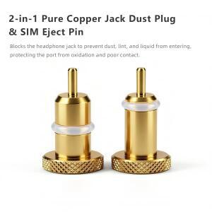 OKCSC DC35 DC44 3.5mm 4.4mm 오디오 잭용 금도금 먼지 플러그 HiFi 플레이어 방진 항산화 보호 장치