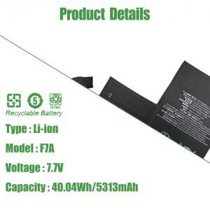 스팀덱 콘솔 휴대용 게임 PC 교체용 고용량 F7A 리튬 배터리 2 액세서리