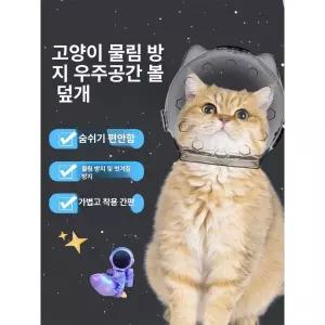 투명 물림방지 헬멧 고양이발톱 헤드기어 넥카라 머리