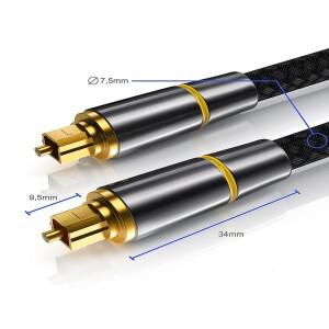 디지털 오디오 광 케이블 SPDIF Toslink 광섬유 전력 증폭기 HiFi 스피커 와이어 홈 시어터 사운드 바
