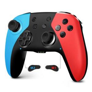 ACEGAMER WIRELESS PRO CONTROLLER FOR NINTENDO SWITCH 2 /SWITCH /LITE /OLED /WINDOWS PC 홀 효과 조이스틱이 탑재된 블루투스 컨트롤러 WAKE-UP /TURBO /DUAL VIBRATION /MACROS /6-AXIS GYRO /SCREENSHOT