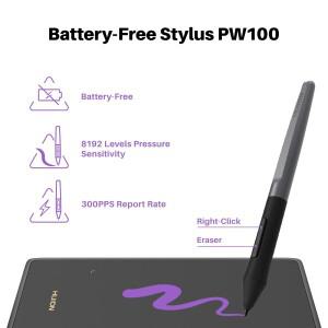 HUION H420X 휴대용 그래픽 드로잉 태블릿 4.17x2.6 인치 Windows Mac Linux Android와 호환되는 아트 디