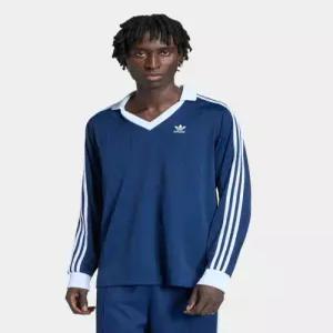 [국내정품] 아디다스 ADIDAS 피케 풋볼 긴팔 티 - 나이트인디고 / KS2294
