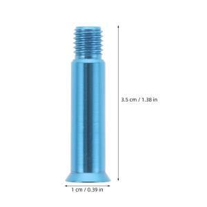 8pcs 블루 스케이트 휠 나사 롤러 액슬 베어링 하드웨어 인라인 부품 보드