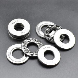2pcss  평면 스러스트 베어링 51101 축 볼 12x26x9mm 내경 12mm