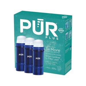 PUR PLUS 물 필터 피처 및 디스펜서 교체용 6개월분 3개입 파란색 (PPF951K3)