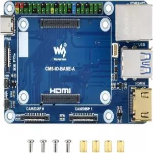 라즈베리 파이 CM5 라이트/eMMC 시리즈 모듈용 미니 베이스 보드 소켓/40PIN GPIO 헤더/RJ45 기가비트