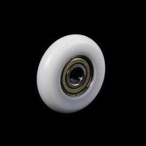 8x10x40mm 나일론 원형 롤러  도어/창문/서랍 가이드 휠 폼 델린 랩핑 베어링 풀리 플라스틱