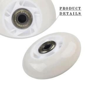 4개입 BKU 64mm/70mm/72mm/80mm 야외 인라인 하키 스케이트 휠 베어링 포함 플래시 롤러