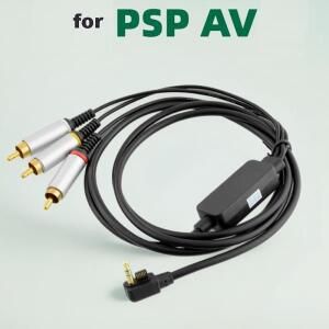 소니 호환 PSP 2000 게임 콘솔 연결용 3m AV RCA 케이블 TV Ypbpr 와이어 플러그 어댑터 연장 케이블