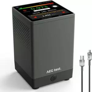 가정용 AEGTEST HOUND-2033 라돈 검출기 3.4인치 터치스크린 10분 업데이트 청각 및 시각 알람 휴대용