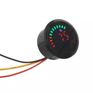 헬루옥 배터리 미터 LED 디스플레이 포함 DC 7-100V 전압 용량 테스터 자동차 골프 카트 RV 트럭 보트