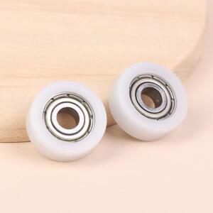 1개 5x17x6mm 나일론 플라스틱 롤러 가이드 휠 695zz 베어링 POM 서랍 창문 도어 풀리