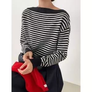[헤레이스]벨르 보트넥 니트 YMSH26FW150_P437361456