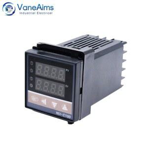 자동온도조절기 REXC100 디지털 PID 온도조절기 SSR 출력 온도 열전대 0400 REX 220V C100 릴레이