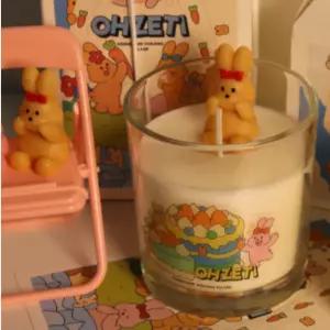 오제티 리틀버니 캔들 베이지 토끼 집들이 생일 선물
