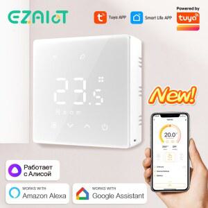 자동온도조절기 WIFIZIGBEE 스마트 온도 조절기 배터리 ALEXA GOOGLE 무선 보일러 구동식 가스