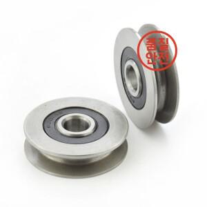 10/125013mm 6301RS 베어링 강철 U 홈 V 둥근 바닥 5cm 풀리 6mm 가이드 휠 와이어 로프 리프팅