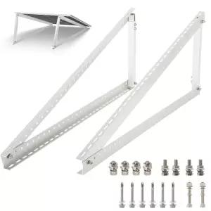 태양광 패널 틸트 마운트 브래킷 114.3cm 트레일러 루프랙 보트 100-400W 호환