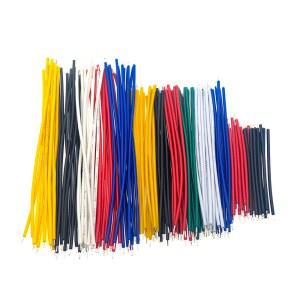 스프링전선 130PCS 24AWG 브레드 보드 점퍼 와이어 색 케이블 10CM 주석 키트 솔더 6 8CM PCB PVC 5CM 전자