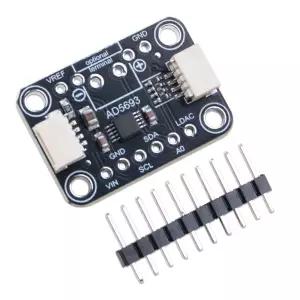 ZORZA 1개 AD5693R 고정밀 16비트 DAC 보드 I2C 인터페이스 디지털-아날로그 모듈 (개발 프로젝트용)