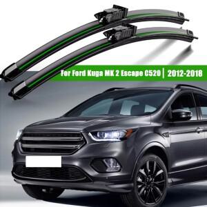 포드 쿠가 MK 2 이스케이프 C520 2012-2018 2017용 전면 와이퍼 블레이드 28''+28' 액세서리