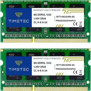 타임텍 노트북 RAM 16GB 2x8GB DDR3 1333MHz