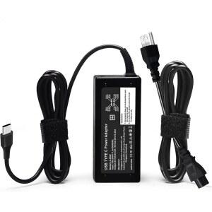 GVKRLXZ 65W DELL 노트북 충전기 USB-C 대체품; LATITUDE /DELL PRO 14 16 /XPS와 호환되는 65와트 USB 타입 C AC 전원 어댑터 코드