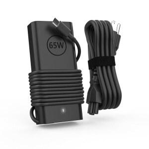 NEW SLIM 65W 타입 C USB 노트북 충전기 DELL C에 맞는 컴퓨터 전원 코드 어댑터 | LATITUDE / CHROMEBOOK INSPIRON 호환