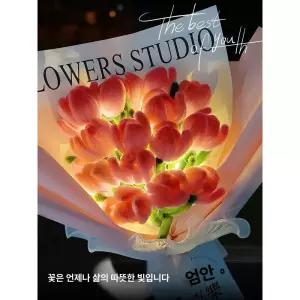 모루 꽃다발 집콕 졸업식 패키지 교육재료 공방 완제품