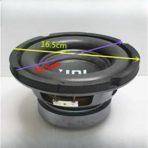 SOTAMIA 1Pcs 6.5 인치 서브 우퍼 4 Ohm 200W 카드 패키지 스피커 홈 시어터 스마트 자동차 업그레이드 수
