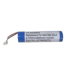 AKAI NB2537-R0 UF16650ZTA EWI 5000 솔로 고용량 충전식 배터리 용 3.7V 2500mAh 교체 리튬 이온
