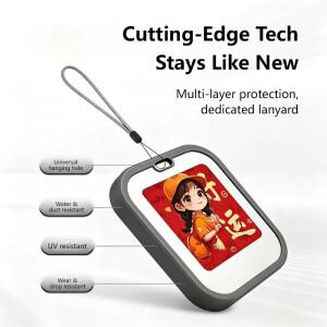 미니 전자 NFC E-Ink 스크린 데스크탑 장식품 1.54인치 벽 애완동물 정보 표시판