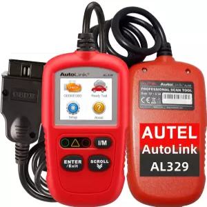 I/M 준비 키 읽기 지우기 코드가 있는 Autel OBD2 스캐너 자동 링크 AL329 차량 진단 도구 자동차 리더기