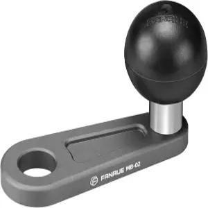 FANAUE 1인치 앵글 볼트 헤드 어댑터 볼 베이스 10mm 장착 구멍 포함 알루미늄 1 RAM 마운트 및
