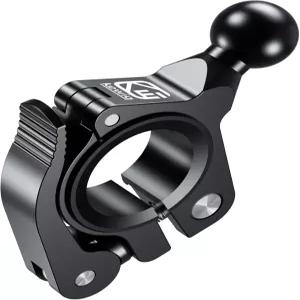 BRCOVAN 17mm 볼 핸들바 클램프 마운트 베이스 직경 0.5 / 0.875 1 1.125 1.26 원형 레일에 적합 공구 없이