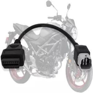 AMHTDOL OBD2 어댑터 스즈키 6핀-16핀 모터사이클 진단 케이블 GSX-R125/1000R 125/750 ECU 프로그래밍