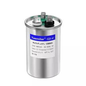 45+5 uF 45/5 MFD 6 370V/440V CBB65 AC 커패시터 HVAC 모터 시동 팬 히트 펌프 콘덴서 스트레이트 쿨을