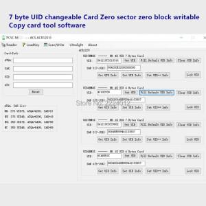 MIF-S50 S70 NFC 카드 용 13.56mhz 0 블록 쓰기 가능 7 바이트 UID 변경 재기록 1K 4K RFID 중국어 매직
