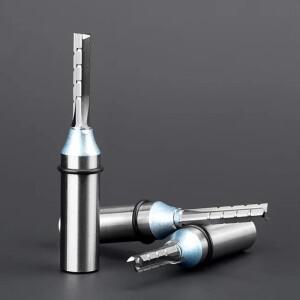TCT 3 플루트 직선 라우터 비트 목재용 산업용 등급 초경합금 절삭 공구 CNC 목공 조각 커터