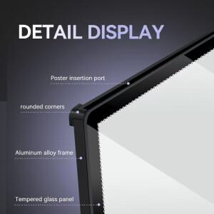A2 A3 A4 퀵 체인지 LED 라이트 박스 (레스토랑, 카페, 바, 소매점, 레저 장소, 벽걸이 디스플레이용)