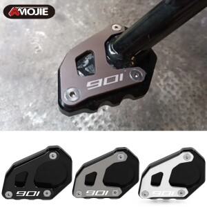 Norden 901 오토바이 액세서리 킥스탠드 사이드 스탠드 발 익스텐션 플레이트 확대기 패드 Husqvarna NORDE