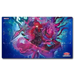 유희왕 엑소시스터 카르마엘 플레이 매트 TCG 트레이딩 카드 게임 듀얼 고무 마우스 패드