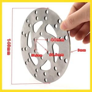 Citycoco 스쿠터 액세서리 부품 용 유압 전기 자동차의 140mm/168mm 전방 및 후방 브레이크 디스크