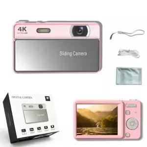 4K 디지털 카메라 IPS HD 64MP CCD 사진 및 비디오 녹화 기능 2.8인치 LED 플래시 16배 줌 브이로그 생일