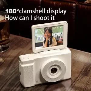 AAAA 디지털 카메라 6400w HD 플립 스크린 ABS 휴대용 카드 디자인 입문용 선택 도구