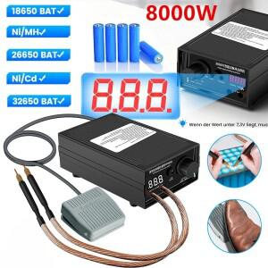 8000W 미니 스팟 용접기 키트 DIY 자동 18650 배터리 팩 휴대용 펜 0.15MM 스트립용
