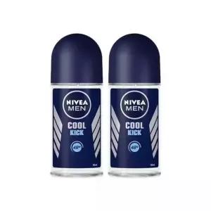 [사용안함]니베아 맨 쿨 킥 롤온 데오드란트 50ml x2